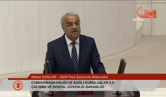 DEM Partili Mithat Sancar: Sürecin rotası barışsa pusulası demokrasi ve adalet olmalı