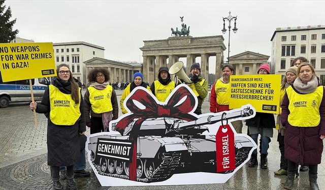Berlin’de Protesto: “Gazze’deki Savaş Suçları İçin Silahlara Hayır”