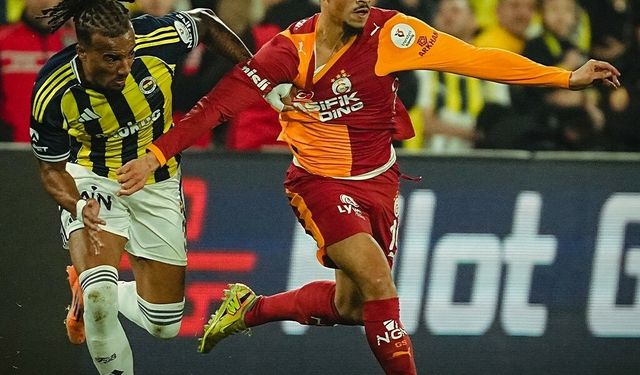 Fenerbahçe ile Galatasaray 1-1 berabere kaldı