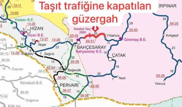 Karabet Geçidi Yoğun Kar ve Tipi Nedeniyle Ulaşıma Kapatıldı