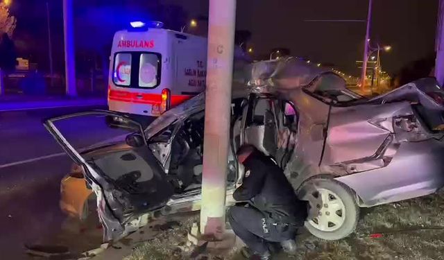 Malatya çevre yolunda kaza: 1 ölü, 1 ağır yaralı