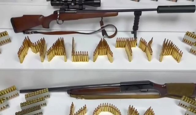 Malatya’nın iki ilçesinde eş zamanlı operasyon: Silah ve sentetik ecza ele geçirildi