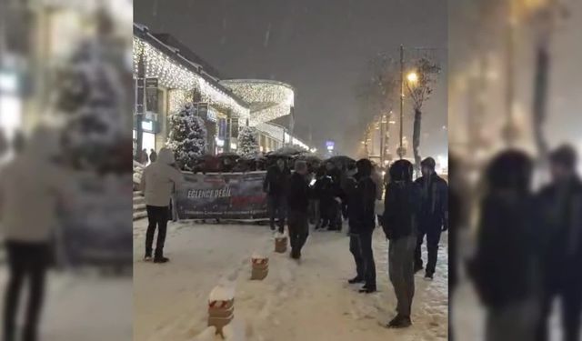 Malatya’da yılbaşı karşıtı yürüyüş: Dünyada çocuklar katledilirken eğlence olmaz