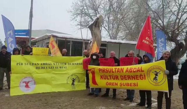 PSAKD Ören ve Dedeyazı Şubeleri, Akçadağ’da ABD’nin Venezuela politikalarını protesto etti