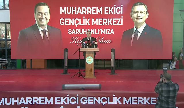 Saruhanlı’da Muharrem Ekici Gençlik Merkezi Açıldı: Özgür Özel ve Besim Dutlulu’dan Sosyal Projeler ve Yatırım Mesajları