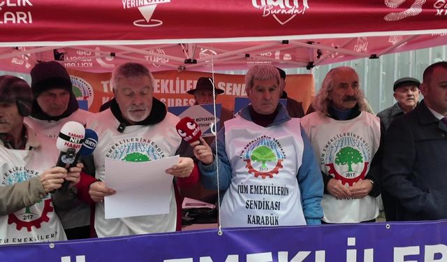 Emekliler Meclis Direnişine Sokaktan Güç Veriyor: Karabük’te Oturma ve Boş Tencere Eylemi Başlıyor