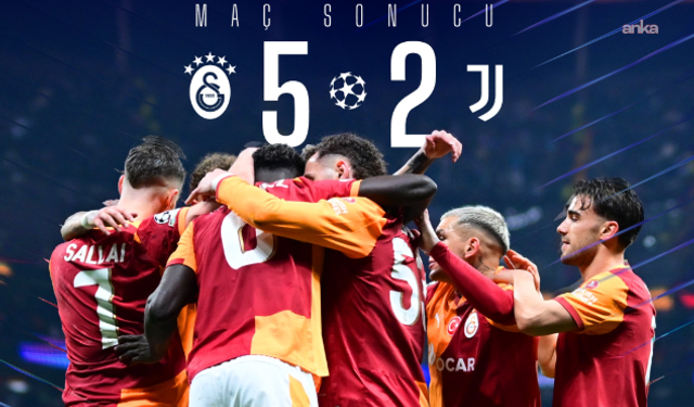 Galatasaray, Juventus'u, 5-2 mağlup etti