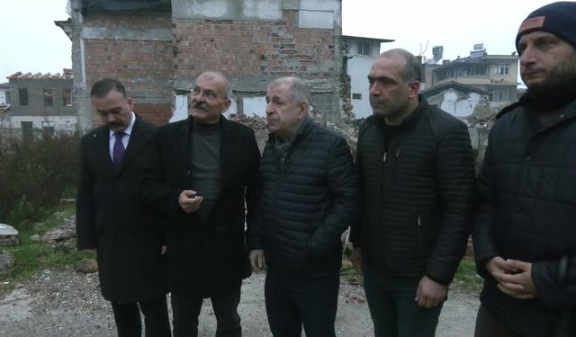 Ümit Özdağ’dan Hatay’da rezerv alan tepkisi