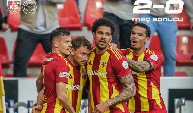 Kayserispor, Rizespor'u 2 golle geçti