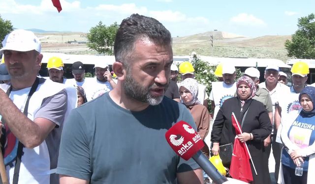 Tek kuruş kalmayana kadar buradayız! Madencilerden başkent kapısında büyük direniş