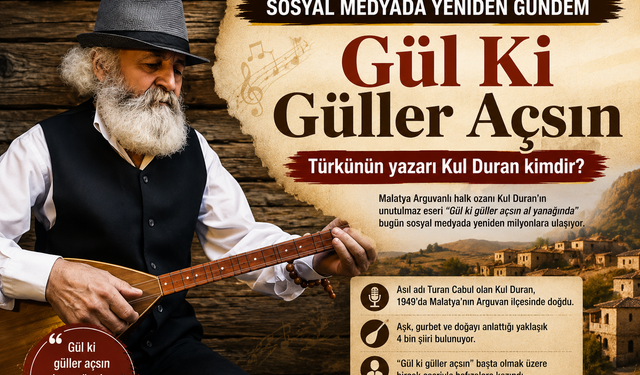 "Gül ki güller açsın al yanağında" dedirten ömür: Kul Duran'ın hikayesi