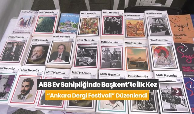 Başkent'te Bir İlk: Ankara Dergi Festivali Zafer Genç Akademi'de Kapılarını Açtı!