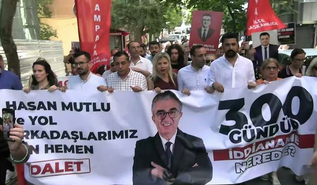 Bayrampaşa'da 300. gün öfkesi: Tutuklu Belediye Başkanı Hasan Mutlu için dev 'Adalet Yürüyüşü'!