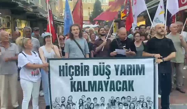 Samsun'da Suruç Katliamı'nda yaşamını yitiren '33 Düş Yolcusu' anıldı