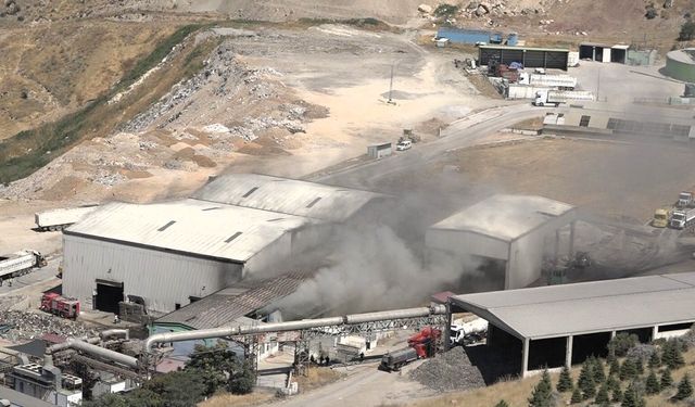 Alevler Çöp Sahasını Sardı: Malatya’da Korkutan Tesis Yangını!