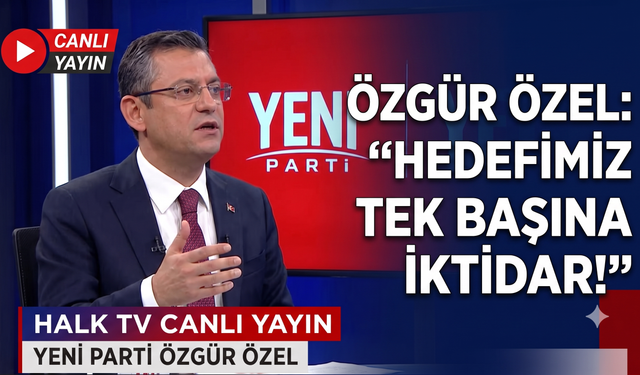 ""Halk Siyaset İçin Bir Dekor Değil": YENİ Parti Lideri Özgür Özel'den Flaş Açıklamalar