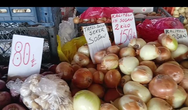 Pazarda Soğan Şoku: Fiyatlar 80 Liraya Kadar Tırmandı!