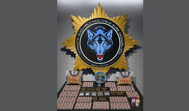 Malatya'da Narkotik Operasyonu: Binlerce Sentetik Hap Ele Geçirildi