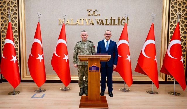 Malatya'da Kritik Zirve: 2'nci Ordu Komutanı Korgeneral Gültekin Yaralı'dan Vali Yavuz'a Ziyaret!