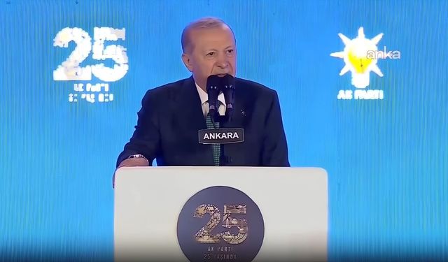 Erdoğan'dan AK Parti'nin 25. yılında mesaj: “Durmayacağız, dinlenmeyeceğiz, istikbali de inşa edeceğiz”