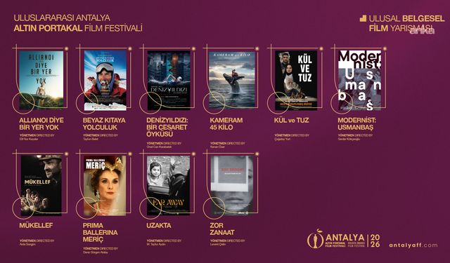 63. Altın Portakal Film Festivali'nde Heyecan Başlıyor: Kısa Film ve Belgesel Seçkileri Belli Oldu
