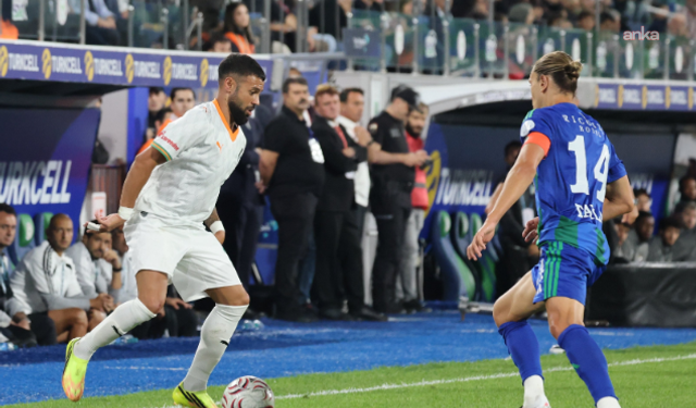 Alanyaspor Rize Deplasmanında Kazandı: Tek Gol 70. Dakikada Geldi