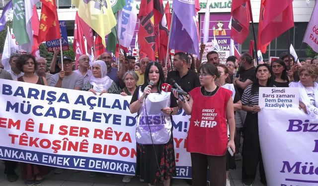 Ankara'da 1 Eylül Yürüyüşü: 'Barış İçin Mücadeleye Devam'