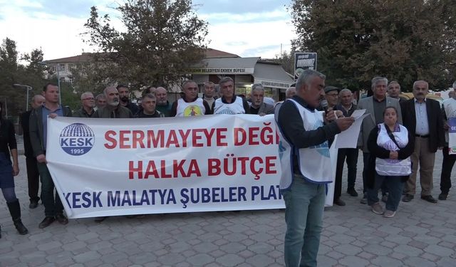 BES Malatya Şubesi'nden 2027 Bütçe Teklifine Tepki: "Servet Transferi Belgesidir"