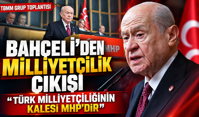 Bahçeli'den milliyetçilik çıkışı: “Siz neyin ve nerenin milliyetçisisiniz?”