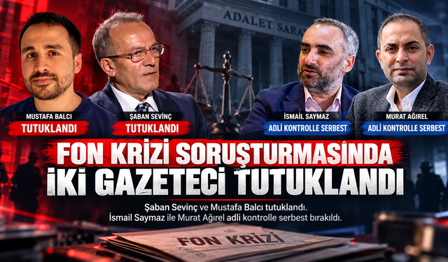 Fon krizi soruşturmasında iki gazeteci tutuklandı: Sevinç ve Balcı hakkında karar