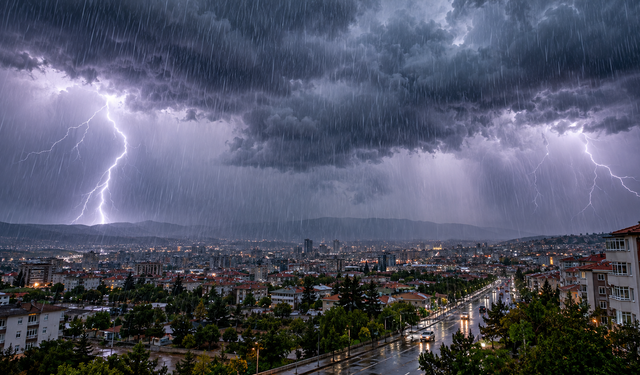 Meteoroloji'den Malatya İçin Sarı Kodlu Uyarı: Şiddetli Sağanak ve Sel Riski Geliyor