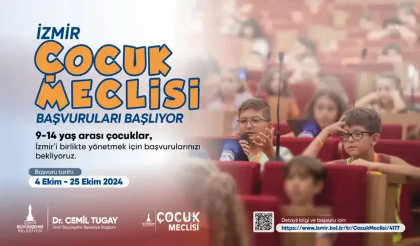 İzmir Çocuk Meclisi başvuruları başlıyor