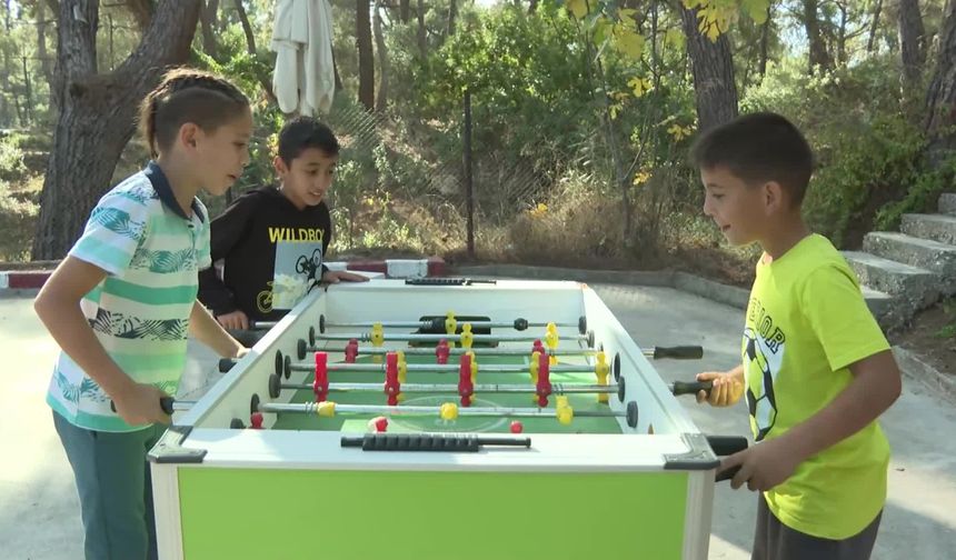 Antalya Büyükşehir Belediyesi Gençlik Kampı, ara tatilde çocukları ağırladı