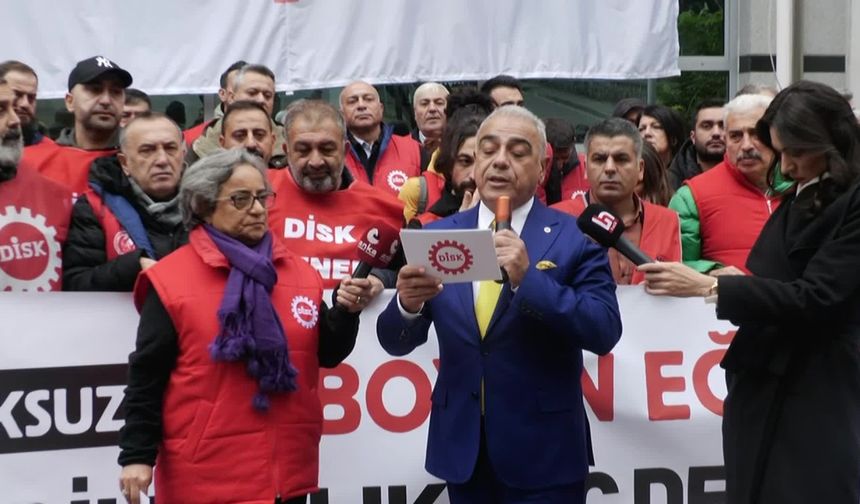 DİSK: ‘’Amaç asgari ücret sürecine girerken DİSK’in sesini kısmaktır"