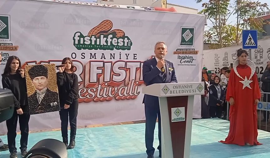 Osmaniye’de yerfıstığı festivali başladı