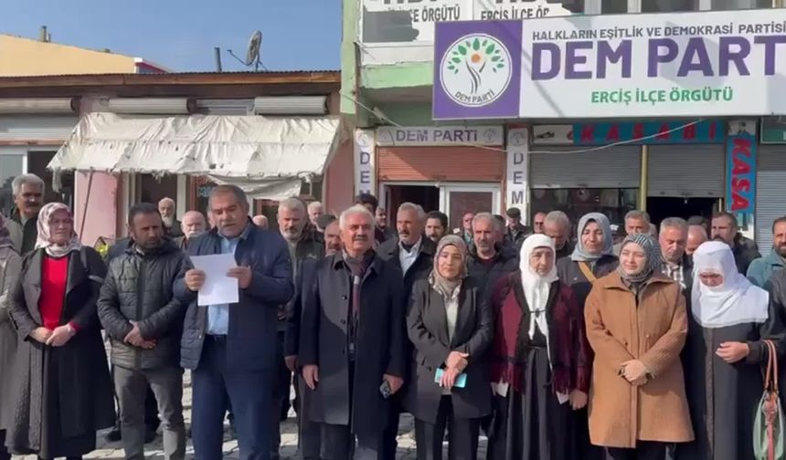 Van Dem Parti'den ortak açıklama: "Kayyum ve antidemokratik saldırılara son verilmeli"