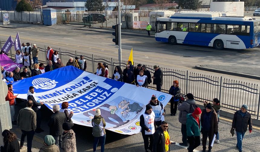 KESK’in  ‘Geçinemiyoruz’ mitingi başladı