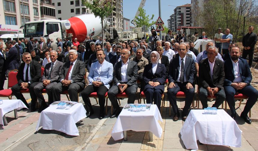 Malatya'da yapılacak taziye evinin temeli atıldı