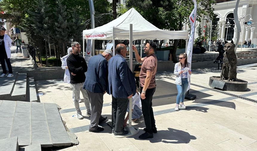 Van'da "sağlıklı yaşam" için boy ve kilo ölçümleri yapılıyor