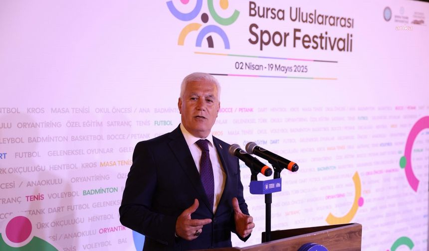 Bursa Uluslararası Spor Festivali’ne 100 bin sporcu katıldı
