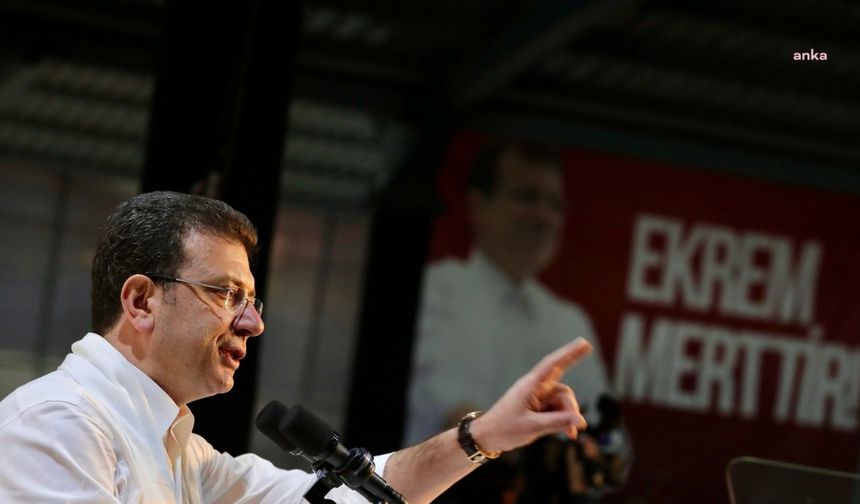 İmamoğlu: Biz, yargılanmıyoruz; rehin tutuluyoruz
