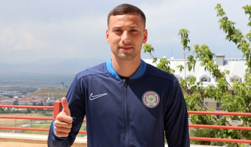 Ailesini örnek alarak futbola başlayan Çaykur Rizesporlu Varesanovic, takımına daha fazla katkı verecek