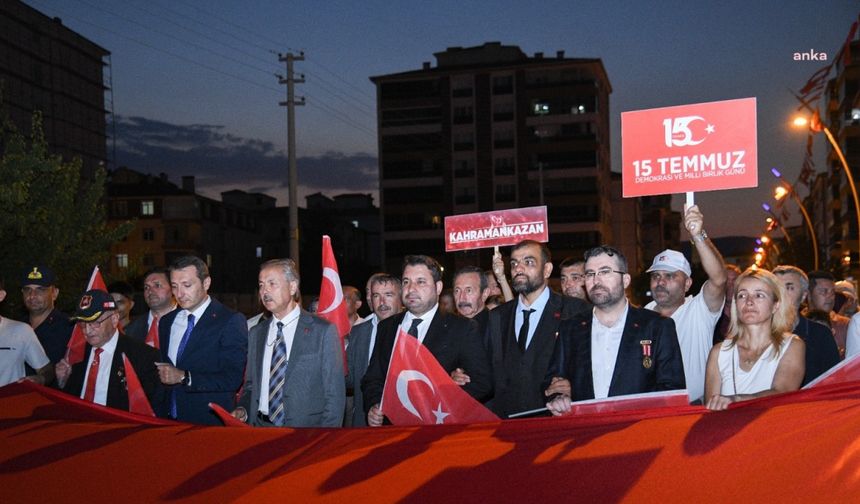 15 Temmuz şehitleri, Kahramankazan’da anıldı