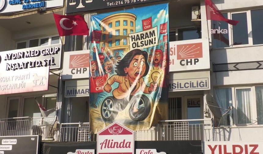CHP’li Başkan ‘Özlem Çerçioğlu’ pankartı için ifadeye çağrıldı