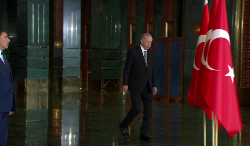 Cumhurbaşkanı Recep Tayyip Erdoğan, 30 Ağustos Zafer Bayramı tebriklerini kabul etti