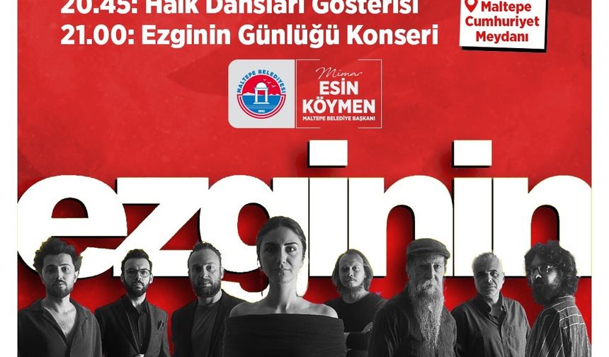 Maltepe'de 30 Ağustos'ta "Ezgi'nin Günlüğü" konser verecek