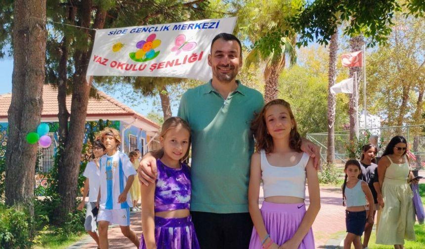 Manavgat’ta Yaz Okulu Şenliği