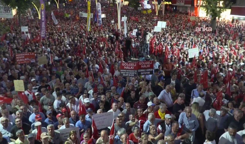 CHP'nin "Millet İradesine Sahip Çıkıyor" mitinginde halk meydanlarda #Canlı / Tokat