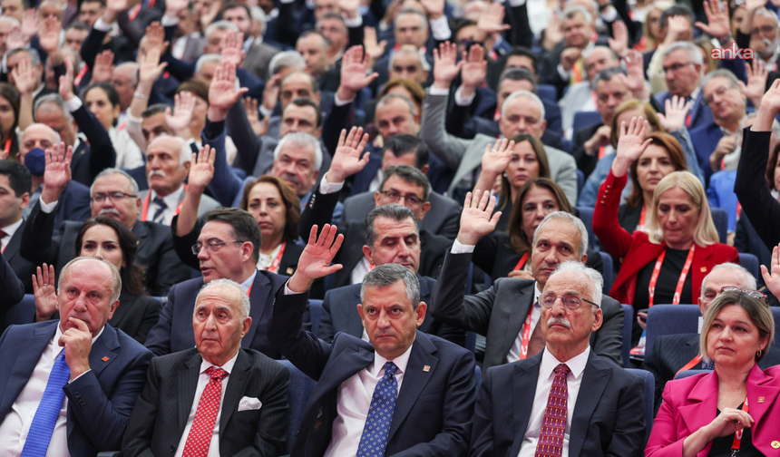 CHP 22’nci Olağanüstü Kurultayında Özgür Özel Yeniden Genel Başkan