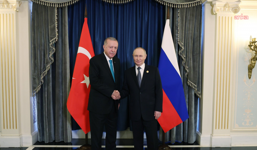 Cumhurbaşkanı Erdoğan, Rusya Devlet Başkanı Putin ile görüştü